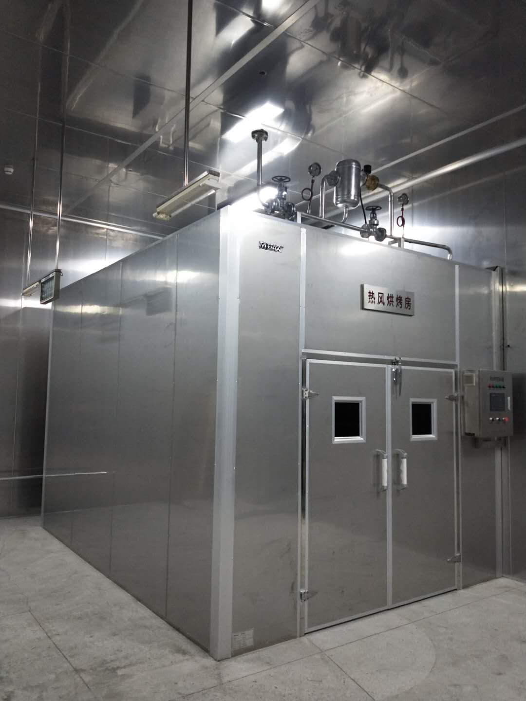 益陽瑪山產(chǎn)業(yè)機(jī)械有限公司，湖南益陽螺旋風(fēng)管廠家，熱風(fēng)食品烤房